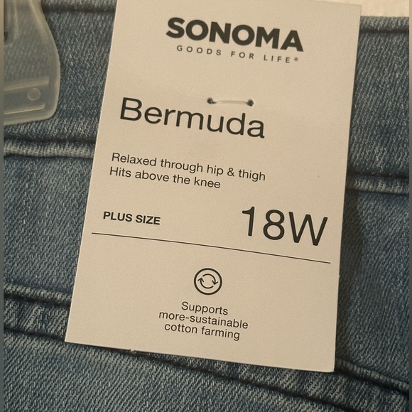 Sonoma  Goods For Life Plus Size Bermuda - Picture 5 of 6
